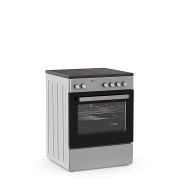 Thermogatz TGS CER600 S Κουζίνα 60lt με Κεραμικές Εστίες Π60εκ. Inox